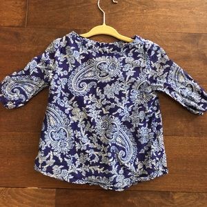 Crewcuts silk blend top